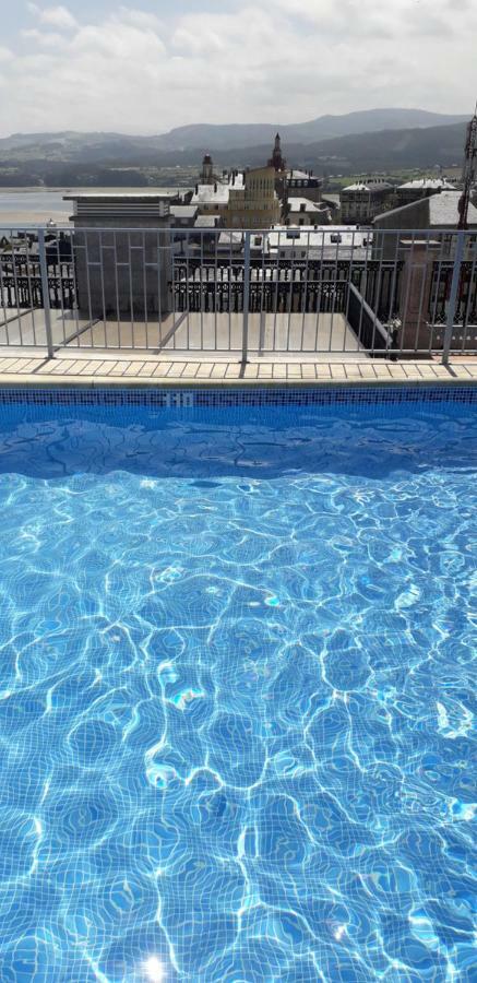 Atico Centrico Con Piscina Comunitaria Apartment รีบาเดโอ ภายนอก รูปภาพ